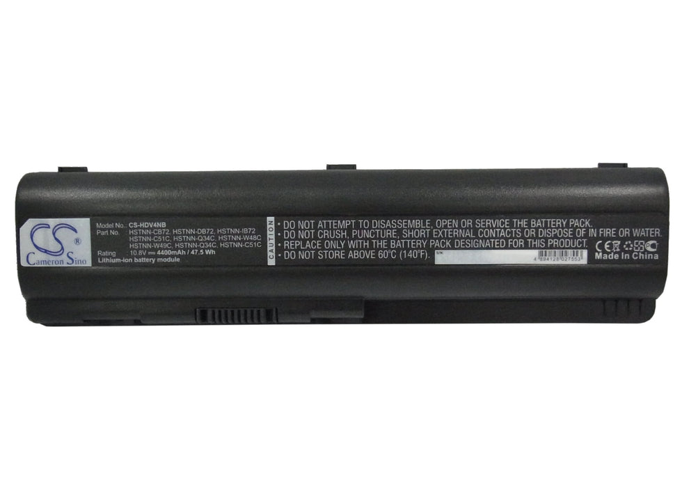 LTLI-9121-4.4 : 10.8 volt 4400mAh Li-ION battery for HP & COMPAQ laptops
