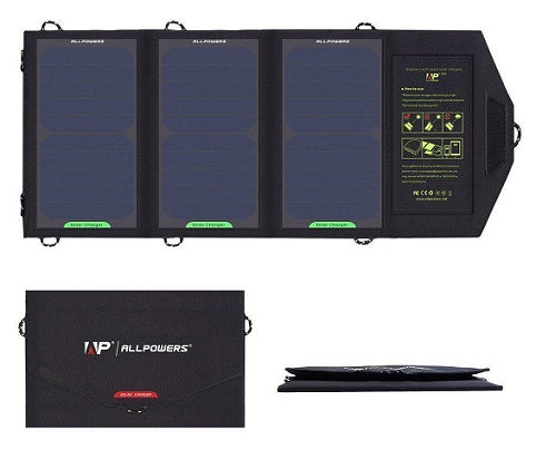 15W-Solar Panel USB Charger