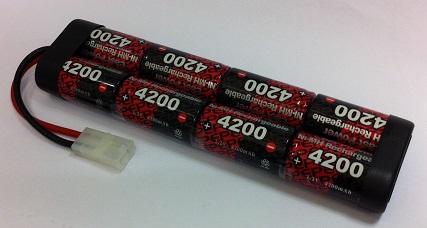 8EP4200SC : 9.6 volt 4200mAh NiMH Rechargeable Battery Pack