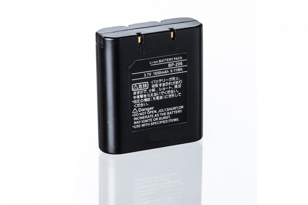 BP-206: 3.7 volt Li-ION battery for ICOM IC-R3 IC-R20 IC-R3SS radios