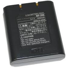 BP-206: 3.7 volt Li-ION battery for ICOM IC-R3 IC-R20 IC-R3SS radios