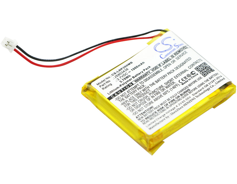 BP-LNP200MB: Baby Monitor Battery, 3.7v Li-PO - Replaces Luvion Platinum 2, JS803438