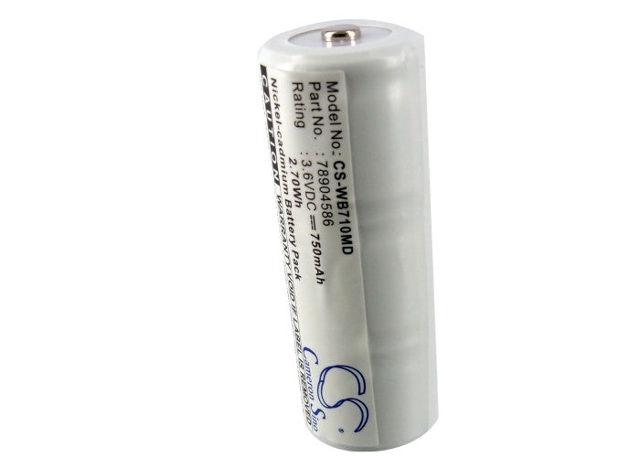BP-WB710MD : 3.6v battery - Replaces Welch-Allyn 78904586, Keeler, Cardinal etc.