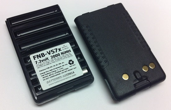 FNB-V57x: 7.2v 2000mAh NiMH battery for Yaesu, Vertex, Standard Horizon