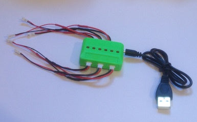 USB-6x1SMCX Smart Charger for 1S 3.7v Li-PO