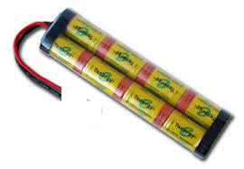 N1900SCRMP: 1900mAh (N-1900SCR Sub-C) High-Output Ni-Cd Motor Battery Packs