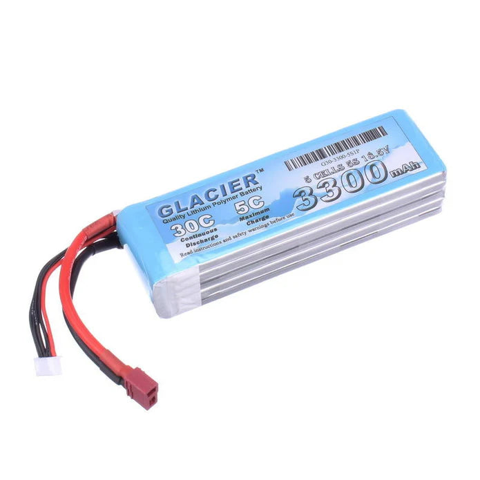 Glacier 30C 3300mAh 5S 18.5V LiPo Battery