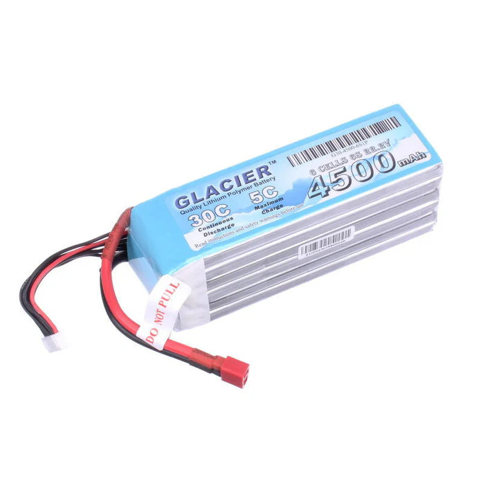 Glacier 30C 4500mAh 6S 22.2V LiPo Battery