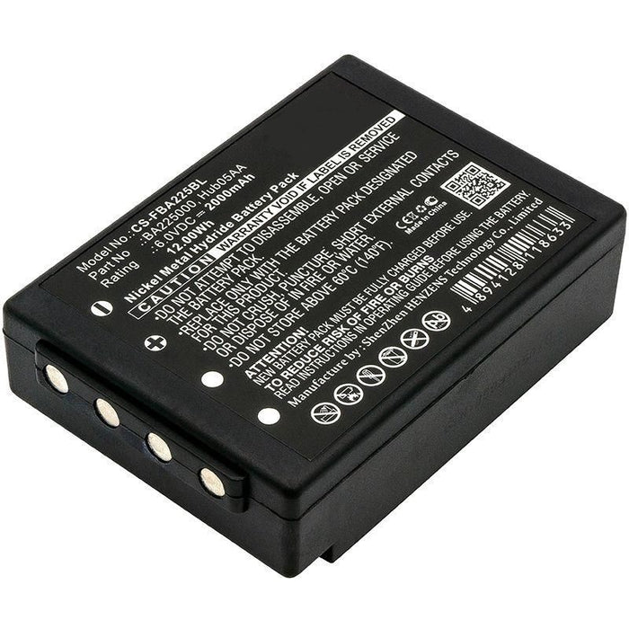 BA205 : 6.0v 2000mAh Crane Remote Battery (BA225030, BA225000,BA206030)