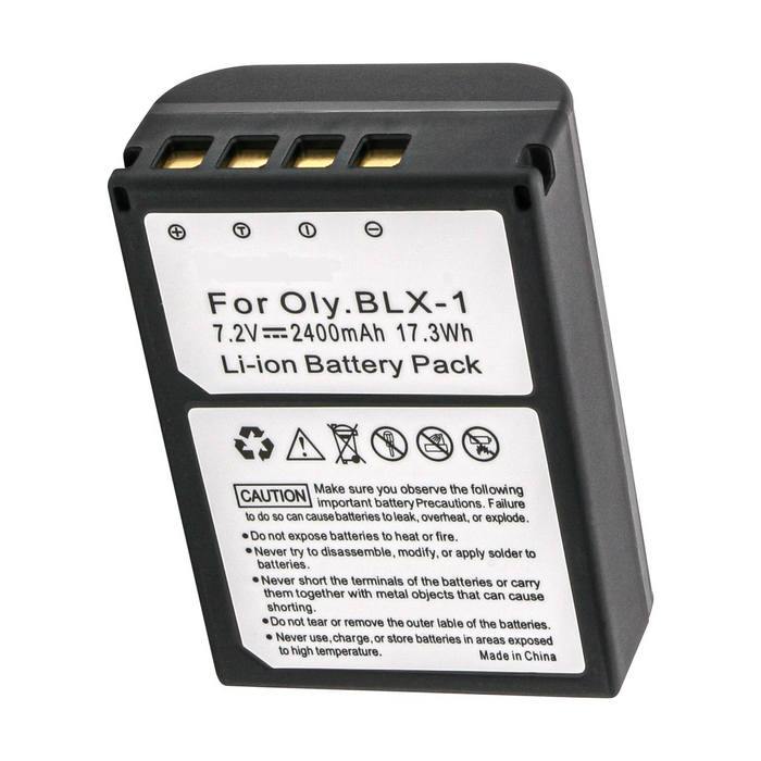 BCX-1 : Battery for Olympus OM-1, OM-1 Mirrorless - Replaces Olympus BLX-1, BCX-1