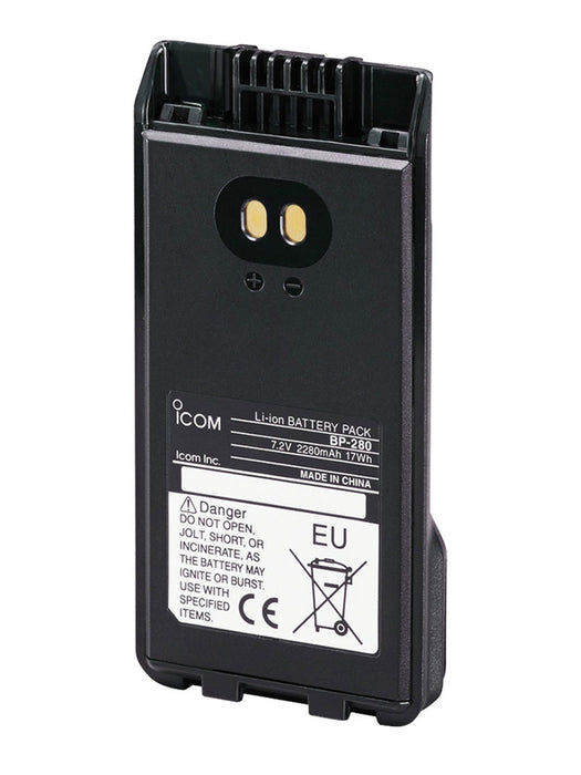 ICOM BP-280 : 7.2v 2400mAh battery for ICOM IC-A16, IC-T10, IC-F1000, IC-F2000, IC-V88