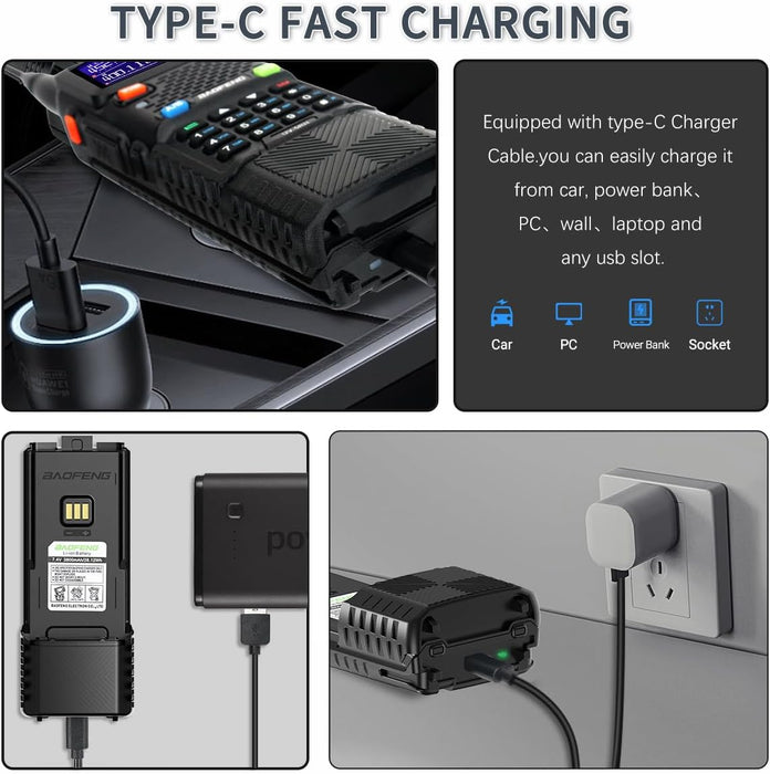 BL-5RM : 7.4v 3800mAh battery for Baofeng UV-5RM new design