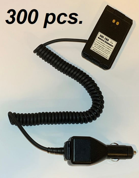 300 pcs CBE-280: Battery Eliminator for ICOM IC-A16, IC-T10, IC-F1000, IC-F2000, IC-F29DR, IC-V88 etc. (Copy)