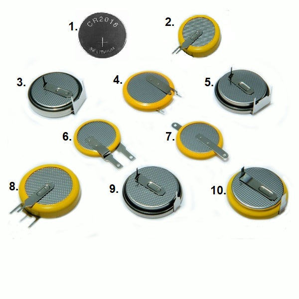 CR2016 : 3V Lithium Coin Battery
