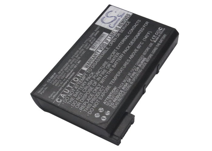 CS-5081P : Battery for DELL Precision M40, Precision Workstation M50, Latitude CP and others - Replaces DELL 1691P, 1K500, 2M400 and others