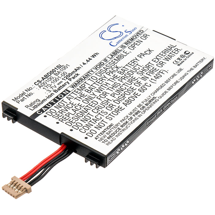 CS-ABD001SL : Battery for Amazon Kindle, Kindle D00111 - Replaces Amazon A00100, BA1001, 170-1001-00