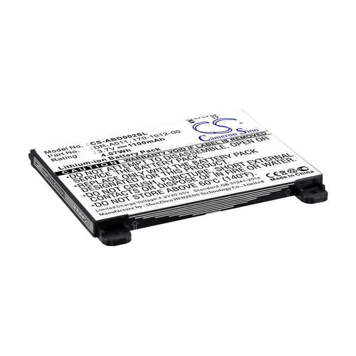 CS-ABD002SL : Battery for Amazon Kindle 2, Kindle II, Kindle DX - Replaces Amazon DR-A011, 170-1012-00