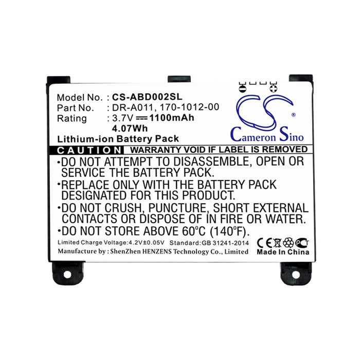 CS-ABD002SL : Battery for Amazon Kindle 2, Kindle II, Kindle DX - Replaces Amazon DR-A011, 170-1012-00