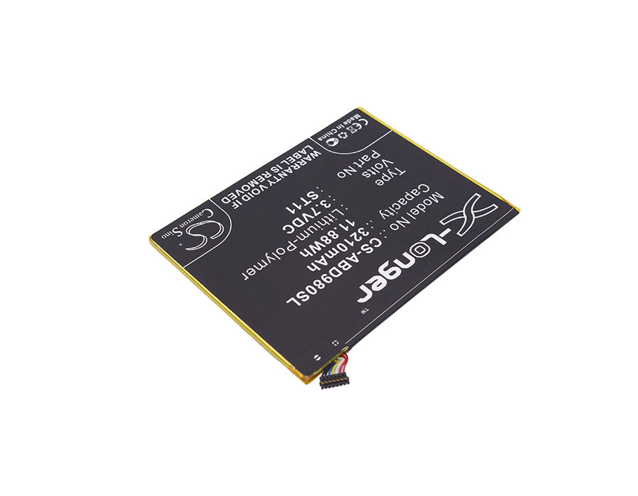 CS-ABD980SL : Battery for Amazon Kindle Fire HD 8 5th, Kindle HD 8, SG98EG - Replaces Amazon ST11, 58-000127, ST11A and others