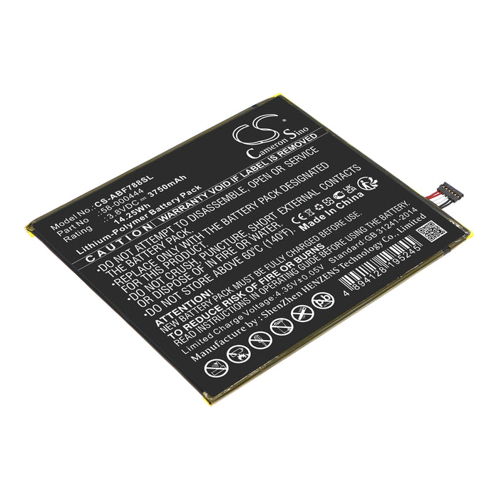 CS-ABF788SL : Battery for Amazon Kindle Fire 7 2th,  P8AT8Z, P8AT8Z - Replaces Amazon  26S1028, 58-000444,  ST40 and others