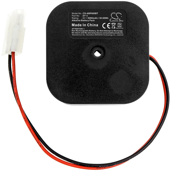 CS-ABP600BT : Battery for Alarm Lock LL1, PG10, 11A - Replaces Alarm Lock BP-6