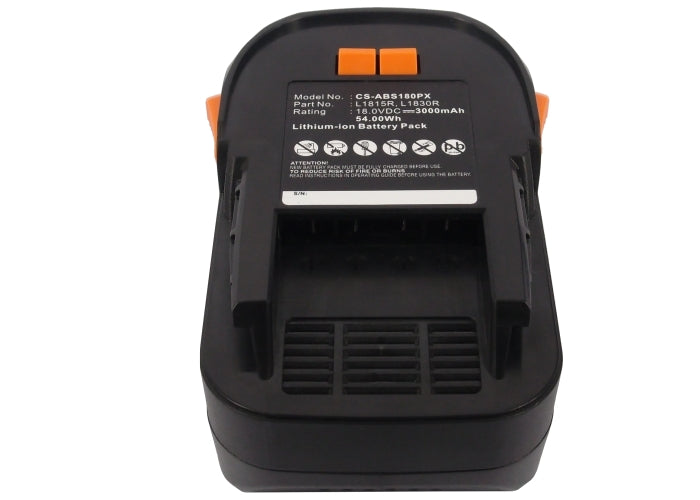 CS-ABS180PX : Battery for AEG BS 18C, BS 18G, BKS 18 and others - Replaces AEG L1815R, L1830R