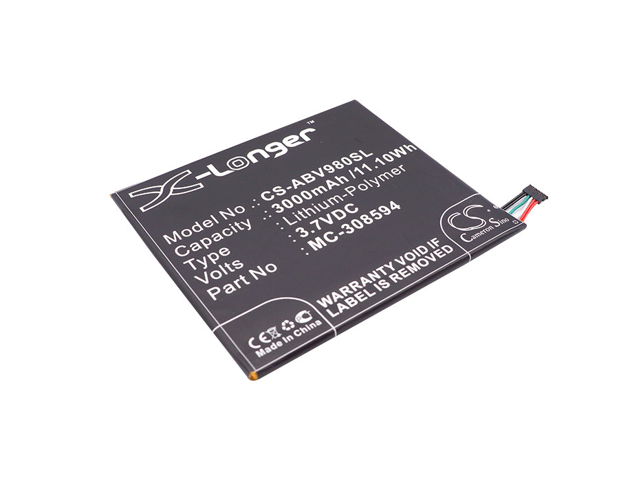 CS-ABV980SL : Battery for Amazon Kindle Fire 7 5Tth Gen, SV98LN - Replaces Amazon MC-308594