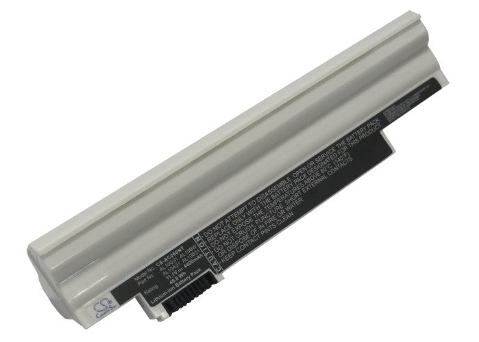 CS-AC260NT : Battery for Acer Aspire One AOD255-A01B/K, Aspire One AOD255- A01B/W, Aspire One AOD255-1134 and others - Replaces Acer AL10A31, AL10B31, AL10BW and others