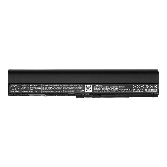 CS-AC5171NB : Battery for Acer Aspire V5-171, Aspire One 725, Aspire One 756 and others - Replaces Acer AL12B32, AL12B72, 4ICR17/65 and others