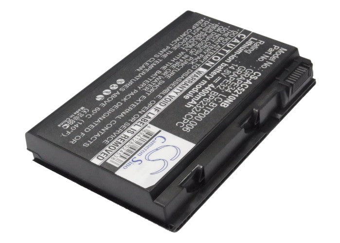 CS-AC5210NB : Battery for Acer TravelMate 5310-400508Mi, TravelMate 5520G-402G16Mi, TravelMate 5720-702G25BN and others - Replaces Acer GRAPE34, LC.BTP00.006, 23.TCZV1.004 and others