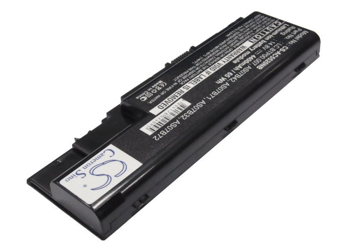 CS-AC5520NB : Battery for Acer Aspire 7520, Aspire 6920-6621, Aspire 5920G-302G25Hi and others - Replaces Acer AS07B32, AS07B72, AS07B42 and others