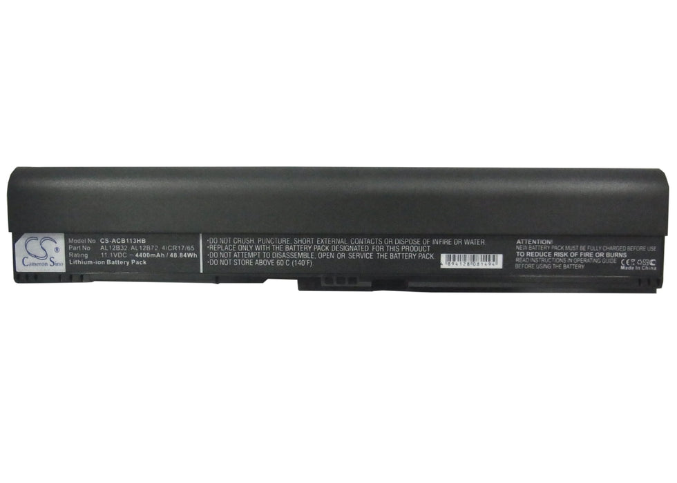 CS-ACB113HB : Battery for Acer Aspire V5-171, Aspire One 725, Aspire One 756 and others - Replaces Acer AL12B32, AL12B72, 4ICR17/65 and others