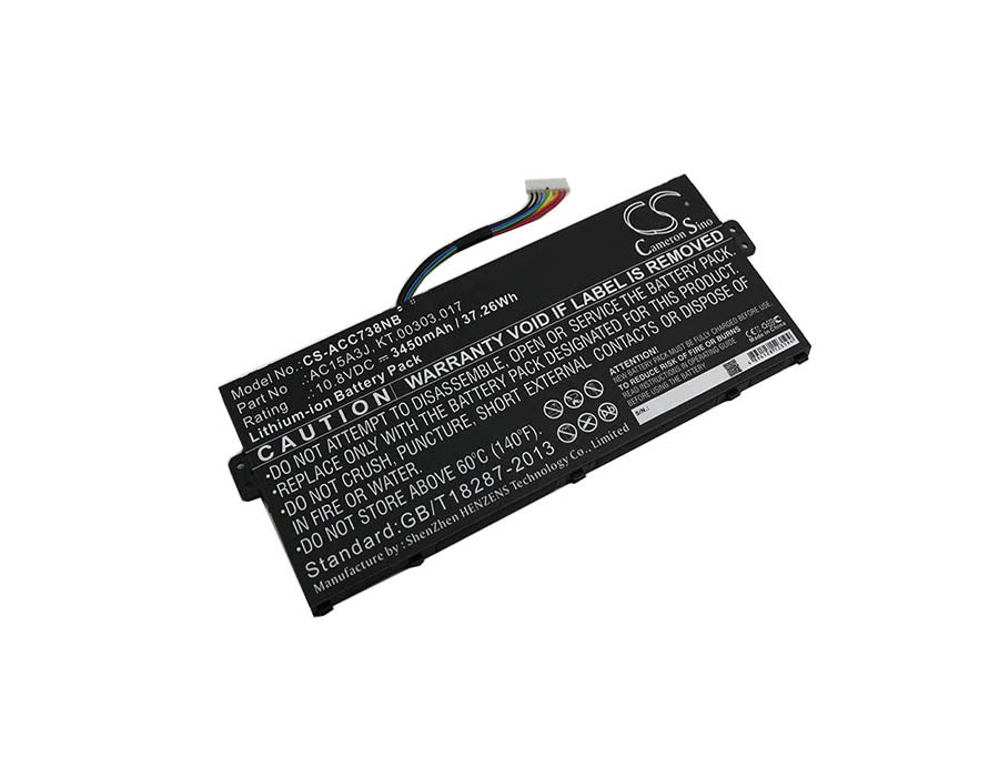 CS-ACC738NB : Battery for Acer Chromebook C738T, CB3-131, CB5-132T and others - Replaces Acer AC15A3J, KT.00303.017, 3INP5/60/80 and others