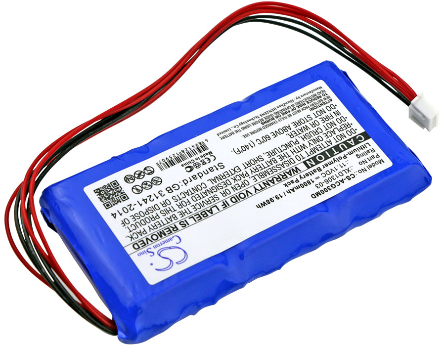 CS-ACG300MD : Battery for EDANINS ECG-3B, BPM-E305 - Replaces Aricon XLD1306-03, BAT-141015200-041, XLD1305-03 and others