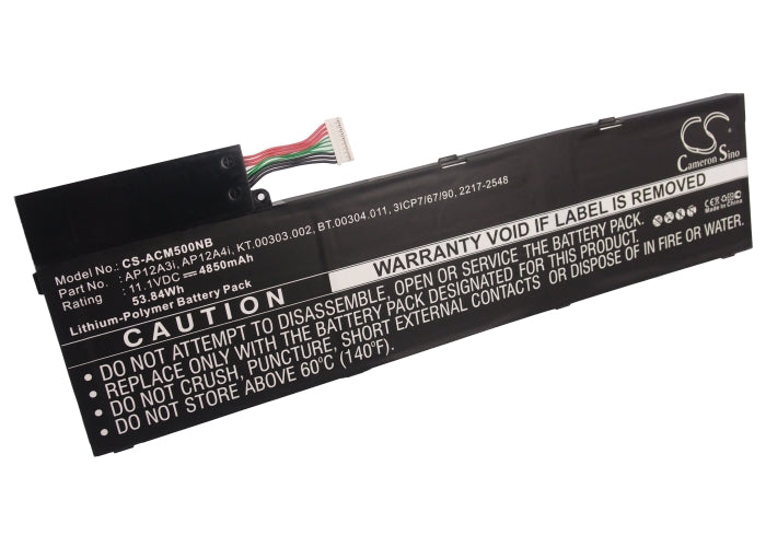 CS-ACM500NB : Battery for Acer Aspire M3, Aspire Timeline Ultra M3, Aspire M5 and others - Replaces Acer AP12A3i, AP12A4i, KT.00303.002 and others