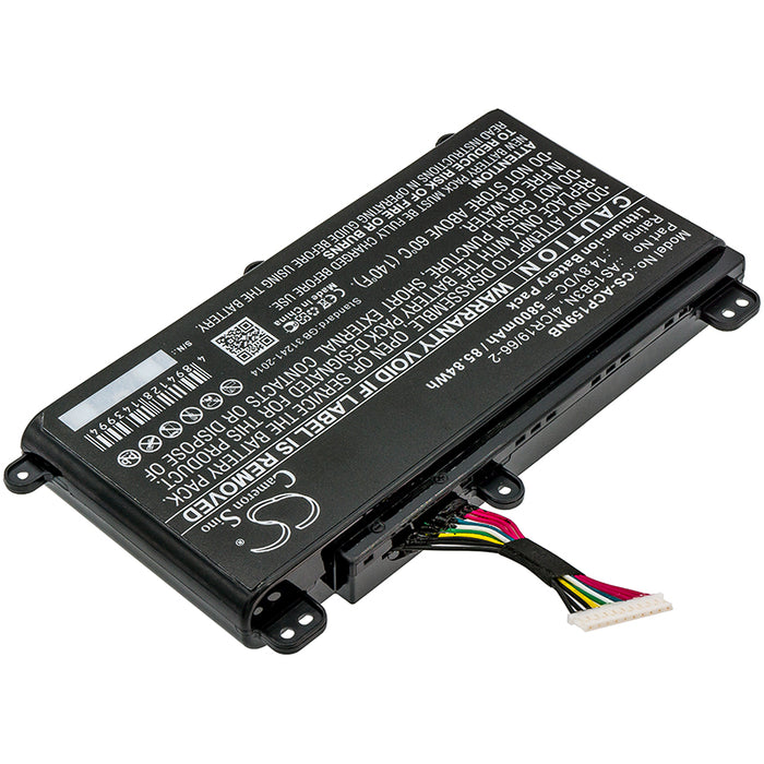 CS-ACP159NB : Battery for Acer Predator 15 G9-591, Predator 15 G9-591-70F6, Predator 15 G9-591-713C and others - Replaces Acer AS15B3N, KT.00803.004, 4ICR19/66-2