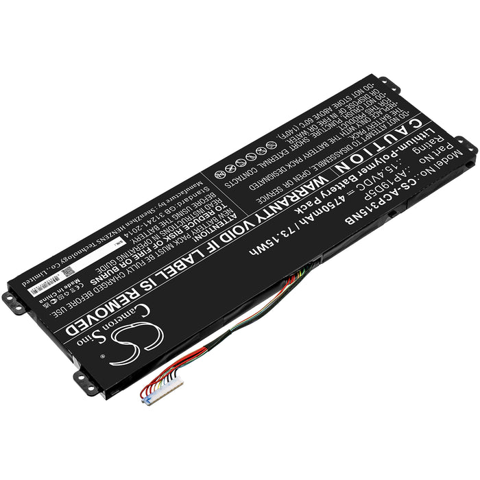 CS-ACP315NB : Battery for Acer Conceptd 3 Cn315-72g-70p5, Conceptd 3 Cn315-72g-742a, Conceptd 3 Ezel Cc314-72g-72sx and others - Replaces Acer AP19D5P