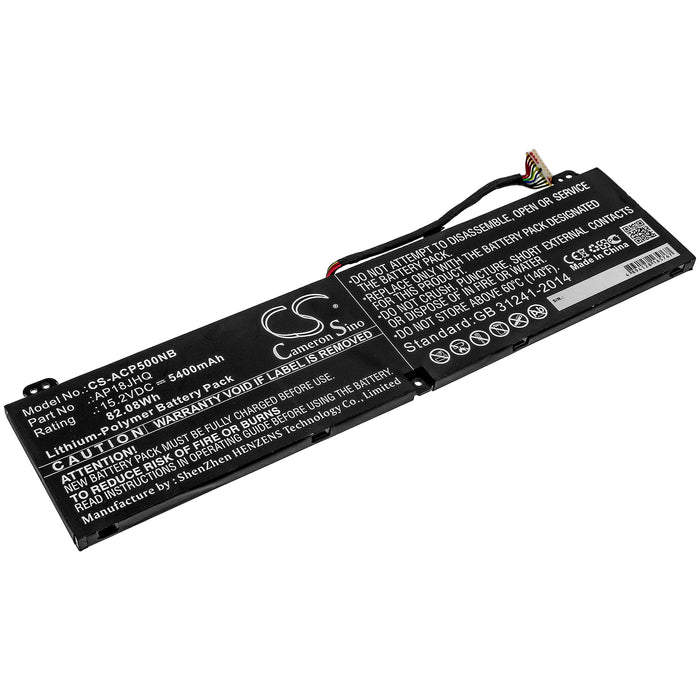 CS-ACP500NB : Battery for Acer Predator Triton 500 PT515-51-76VM, ConceptD 7 CN715-71-71TH, ConceptD 7 CN715-71-74D2 and others - Replaces Acer AP18JHQ, KT.00408.001