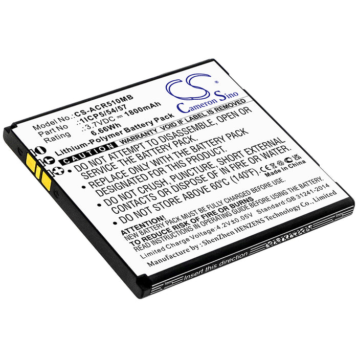 CS-ACR510MB : Battery for Angelcare AC517, AC417, AC510 and others - Replaces Angelcare 1ICP5/54/57