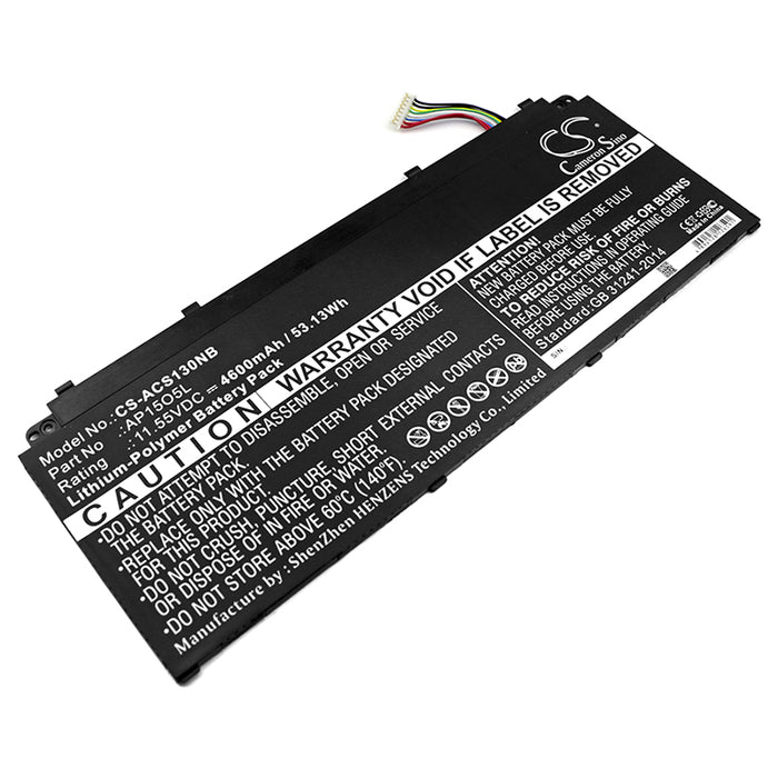 CS-ACS130NB : Battery for Acer Aspire S 13, Aspire S13 S5-371, Aspire S 13 S5-371-52JR and others - Replaces Acer AP15O5L, AP1503K, AP15O3K and others