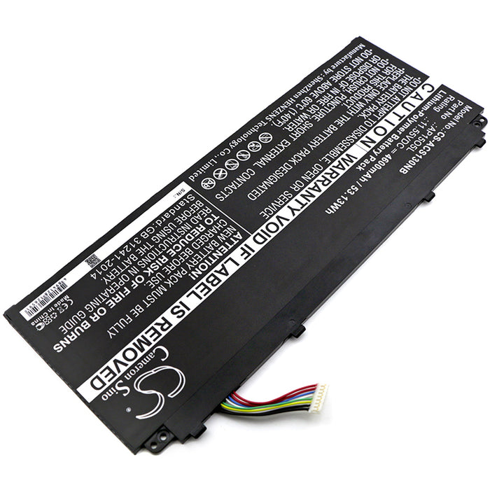 CS-ACS130NB : Battery for Acer Aspire S 13, Aspire S13 S5-371, Aspire S 13 S5-371-52JR and others - Replaces Acer AP15O5L, AP1503K, AP15O3K and others