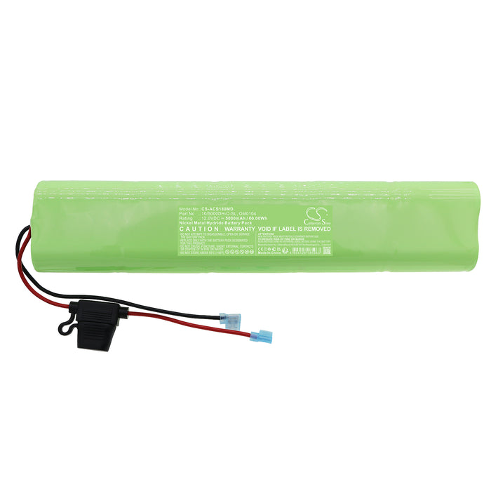 CS-ACS180MD : Battery for Brooks 80, 180 - Replaces Acorn 10/5000DH-C-SL, OM0104