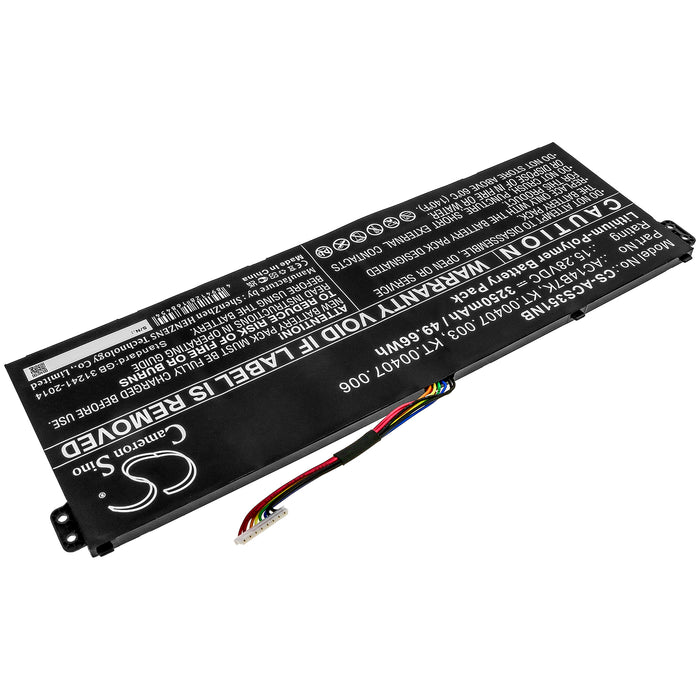 CS-ACS351NB : Battery for Acer Spin 5 SP515-51GN-84KQ, Swift 3 SF314-56-H38Q/P, Swift 3 SF314-56G-522J and others - Replaces Acer AC14B7K, KT.00407.003, KT.00407.006