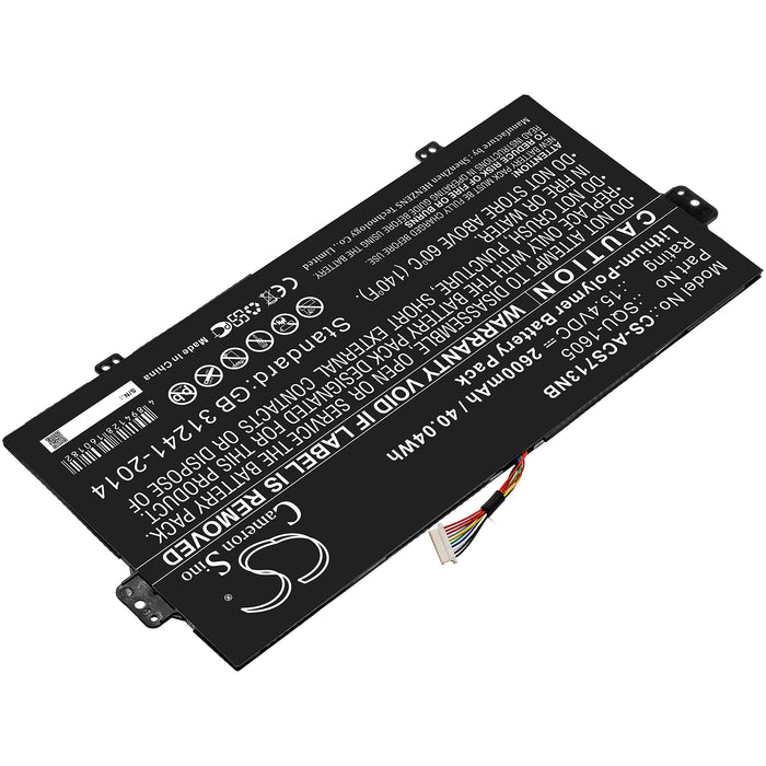 CS-ACS713NB : Battery for Acer SF713-51-M0AK, SF713-51-M16U, SF713-51-M6VV and others - Replaces Acer SQU-1605