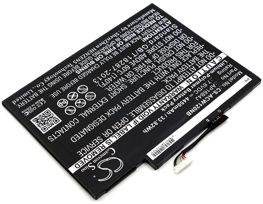 CS-ACW120NB : Battery for Acer Aspire Switch Alpha 12, SA5-271, Switch 5 SW512-52P-50Q and others - Replaces Acer AP16B4J, KT.00204.003, NT.LCDAA.014 and others