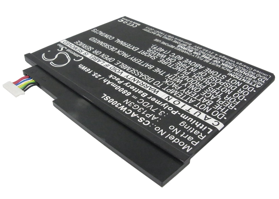 CS-ACW300SL : Battery for Acer Iconia Tab W3, Iconia Tab W3-810, ZEIV4 - Replaces Acer AP13G3N, KT.00203.005