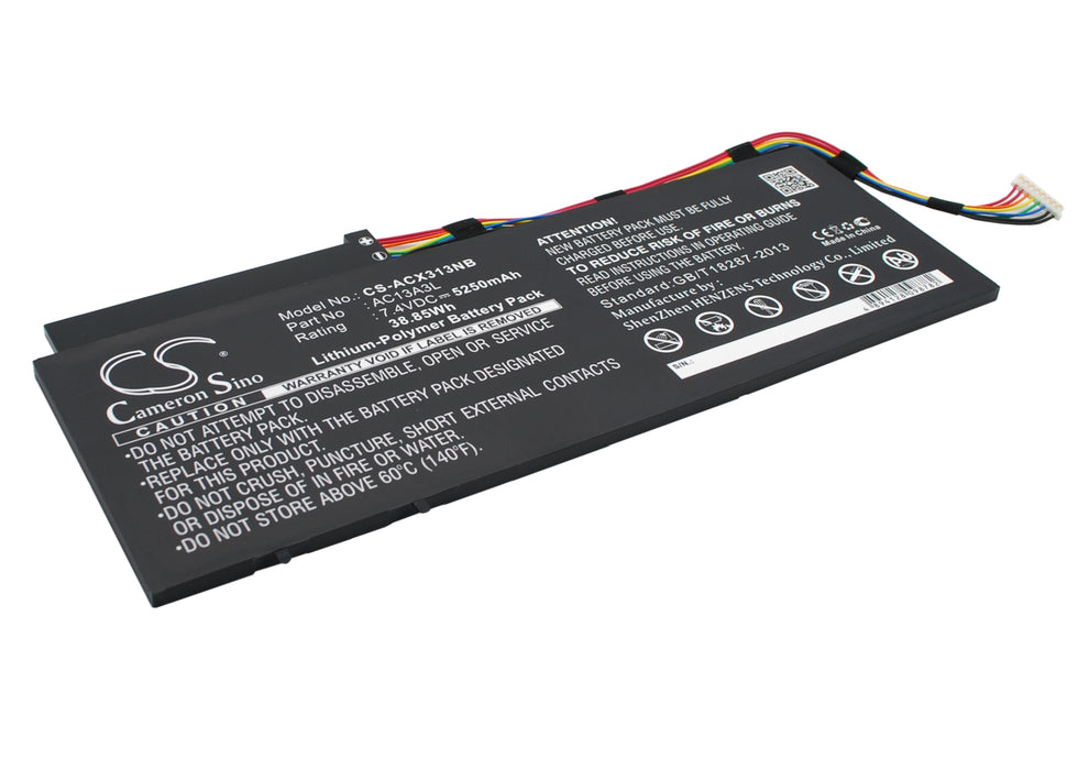 CS-ACX313NB : Battery for Acer Aspire P3-171, Aspire P3-171-6820, Aspire P3-171-3322Y2G06as and others - Replaces Acer AC13A3L, KT.00403.013