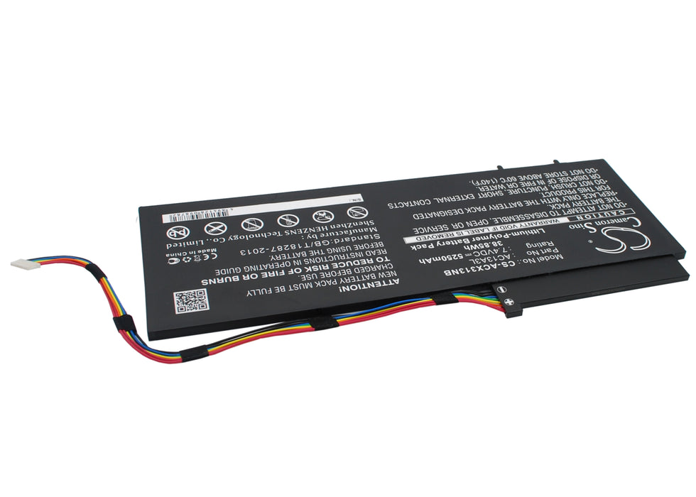 CS-ACX313NB : Battery for Acer Aspire P3-171, Aspire P3-171-6820, Aspire P3-171-3322Y2G06as and others - Replaces Acer AC13A3L, KT.00403.013