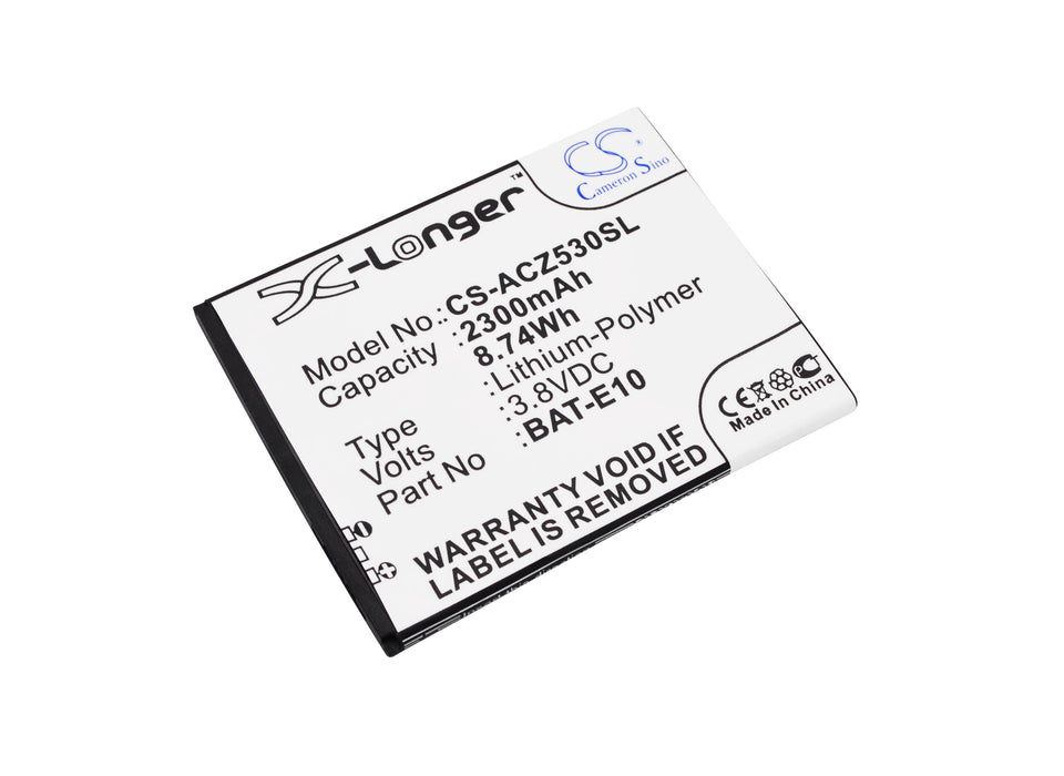 CS-ACZ530SL : Battery for Acer Liquid Z530, Liquid Z530S, T02 - Replaces Acer BAT-E10, KT.0010K.009, BAT-E10(1ICP4/58/71)