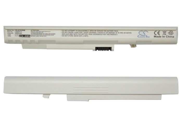 CS-ACZG5NB : Battery for Acer Aspire One, Aspire One A110-1295, Aspire One A110-1545 and others - Replaces Acer UM08A73, BT00307005826024212500, UM08A72 and others
